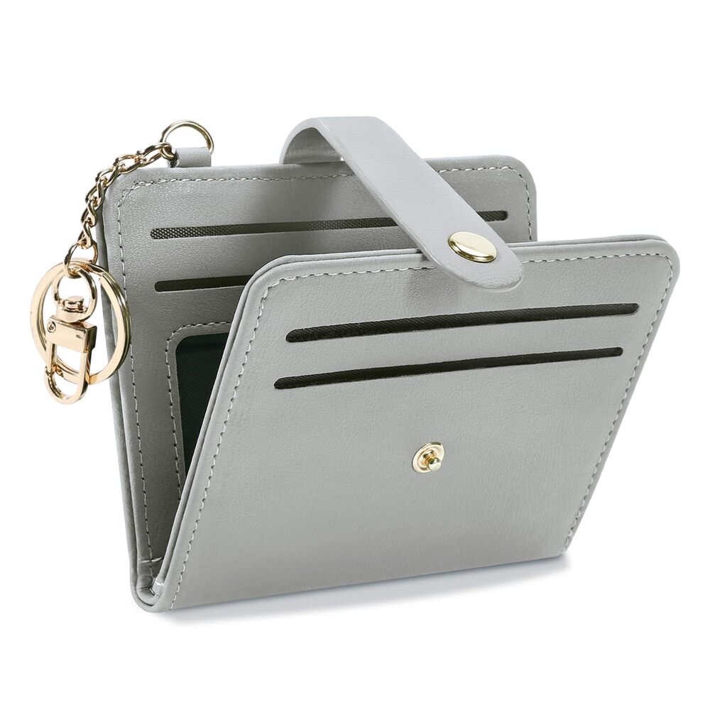 6388 Small Wallets RFID Blocking Leather Credit Card Holder - with ID